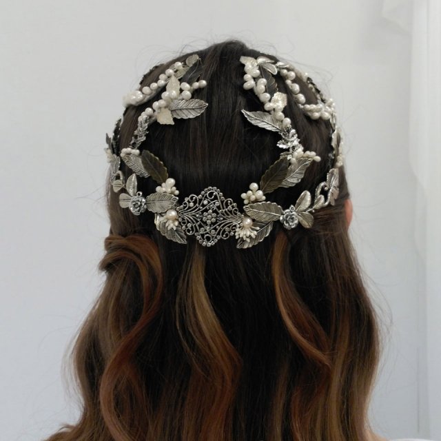 Casquete Vintage Tocado Pamela de la Colina