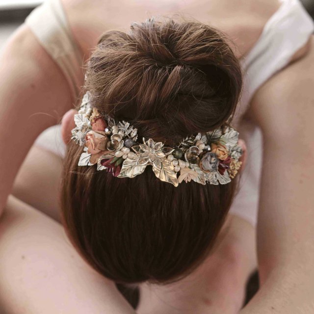 Plate Flower Vintage Tocado Pamela de la Colina